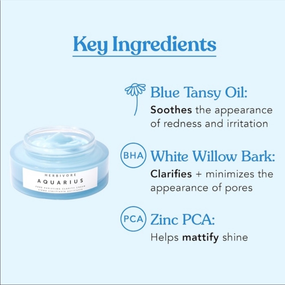 Bundle Herbivore Aquarius Blue Tansy + BHA + Zinc PCA Balancing Clarity … - Picture 4 of 4